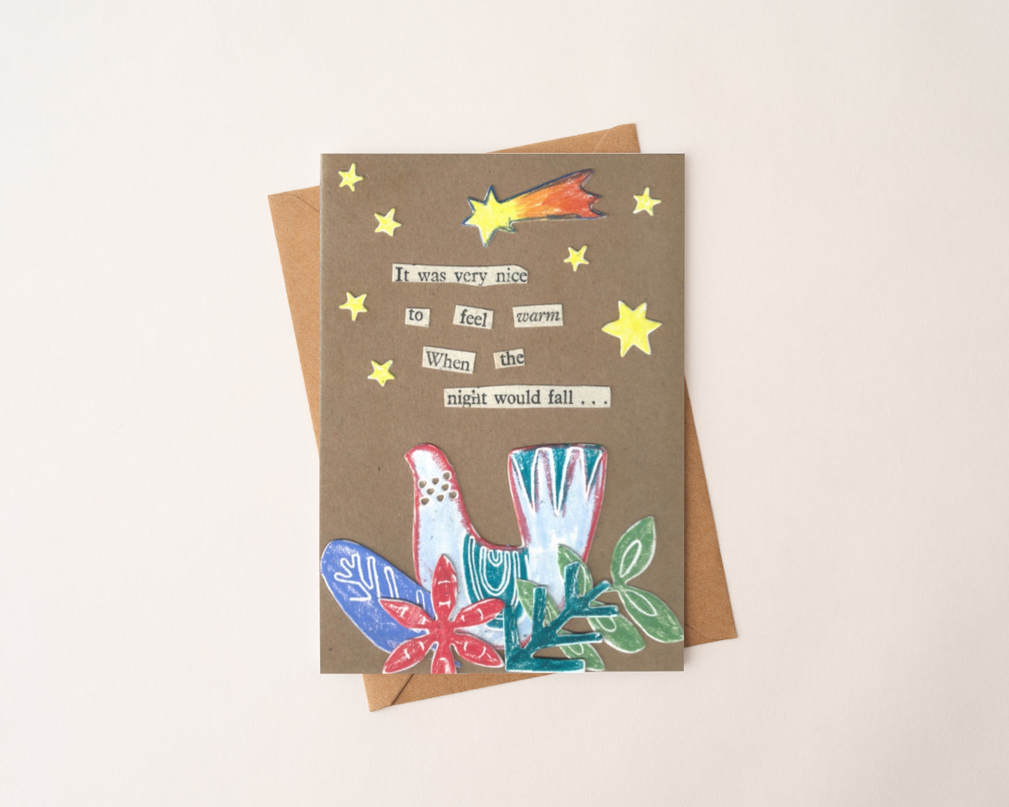 When the Night Would Fall Greeting Card