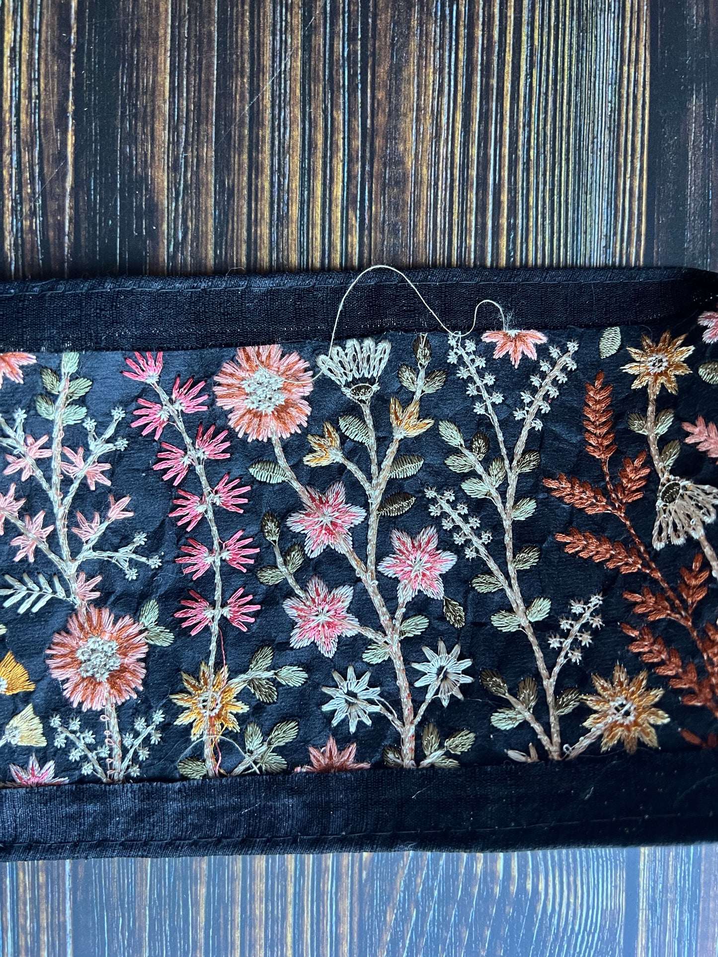Black Forest Embroidered Trim