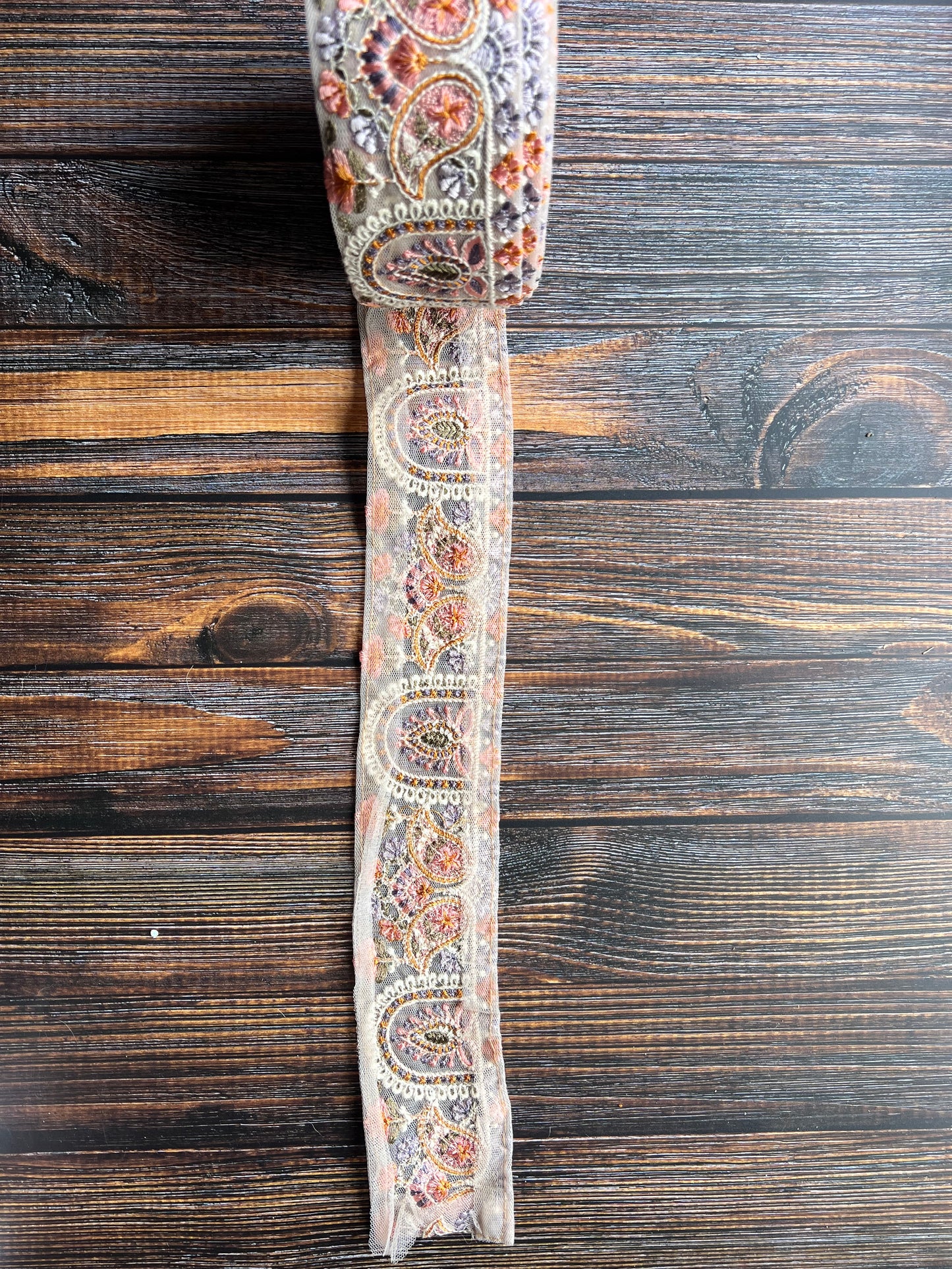 Arches Blooming embroidered Indian trim