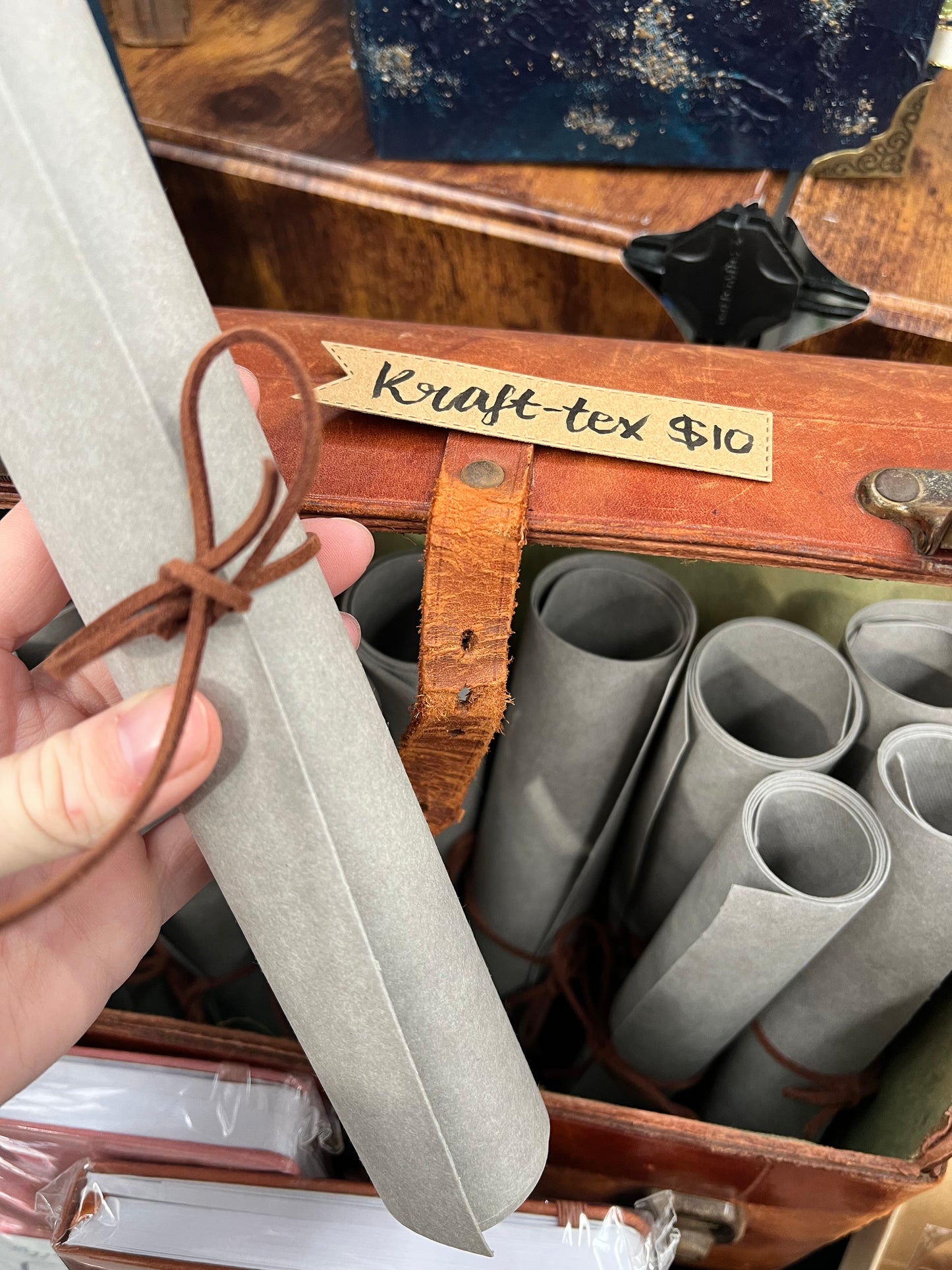 Kraft-Tex (stone colour)