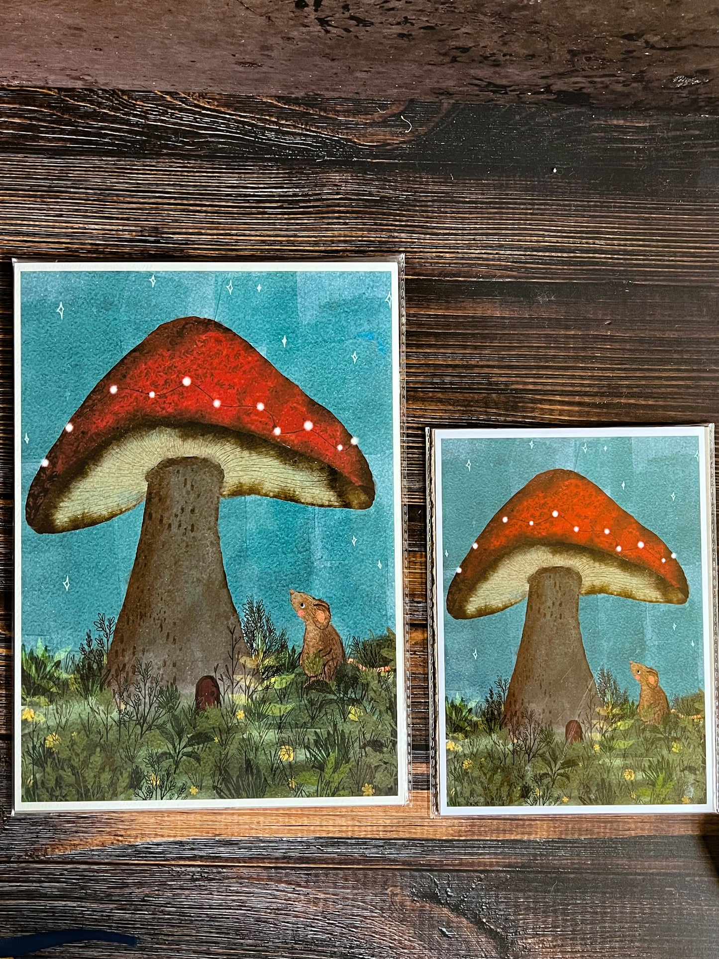 An Unexpected Discovery Art Print