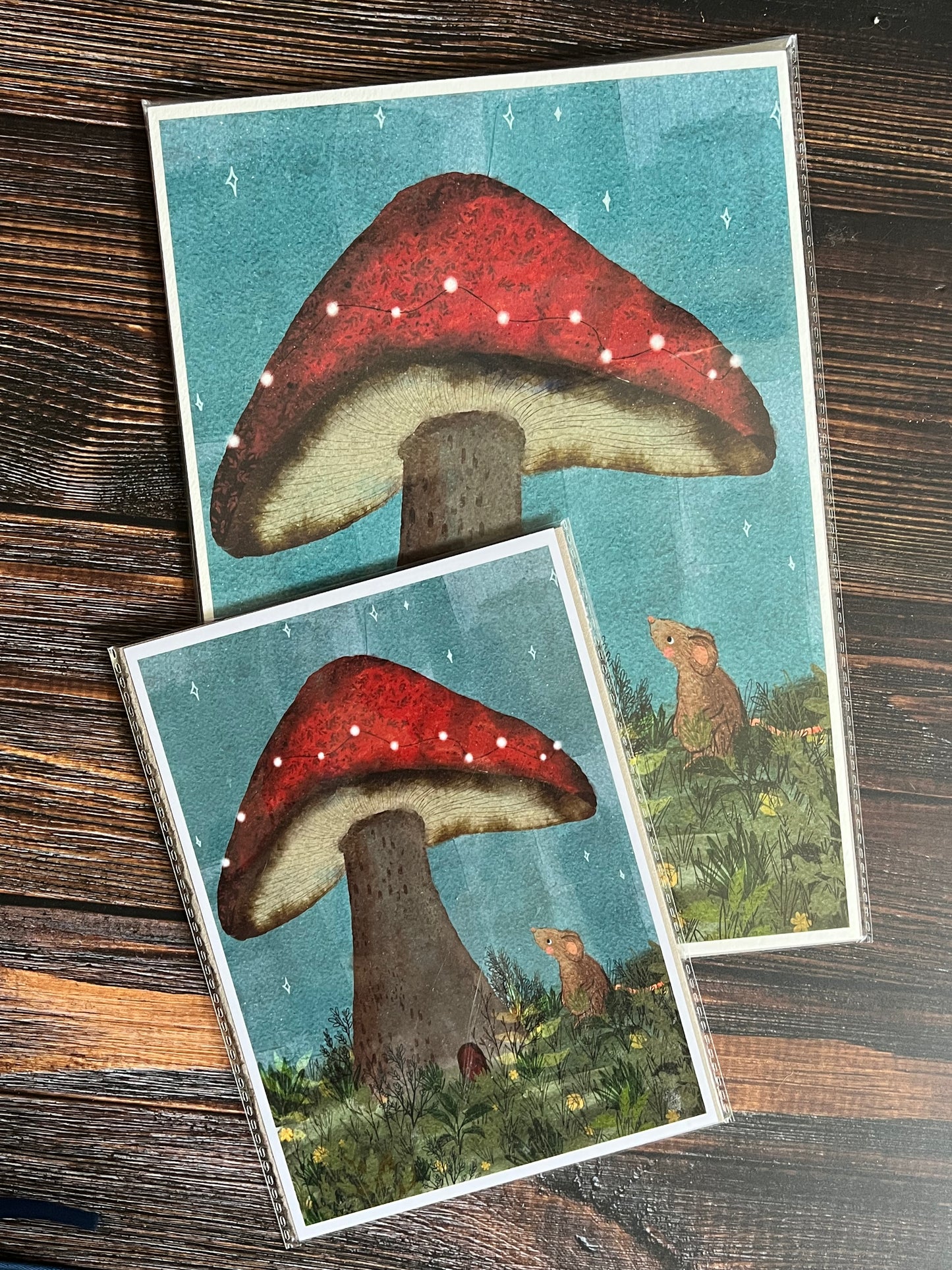 An Unexpected Discovery Art Print