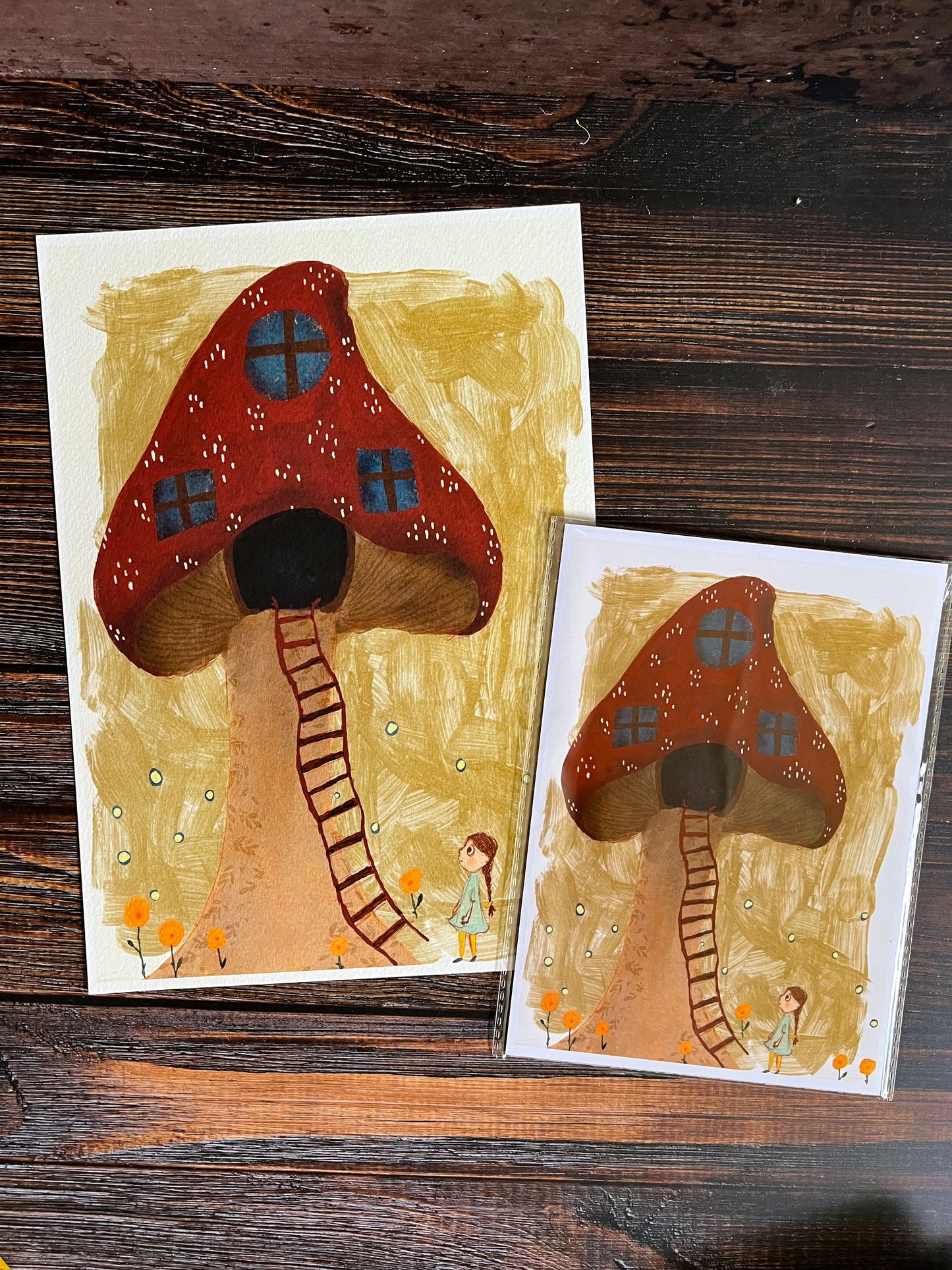 Mushy Home Art Print