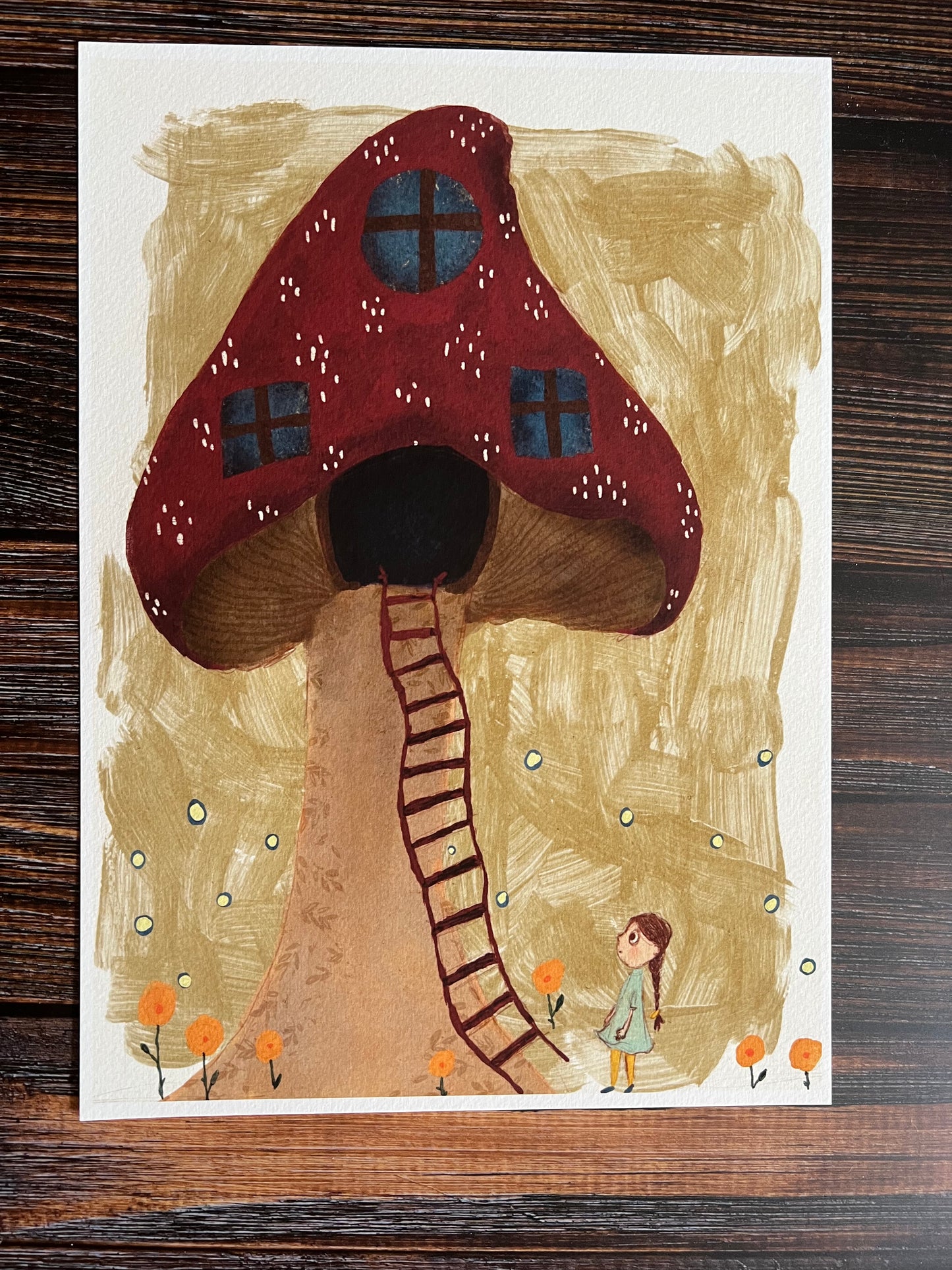 Mushy Home Art Print