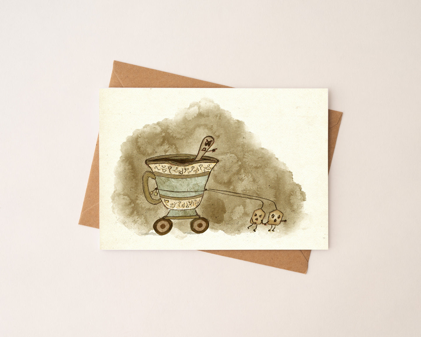 Might Tea Greeting Card