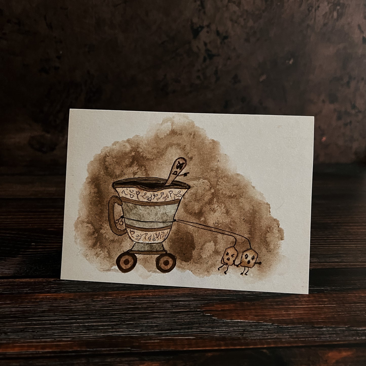 Might Tea Greeting Card