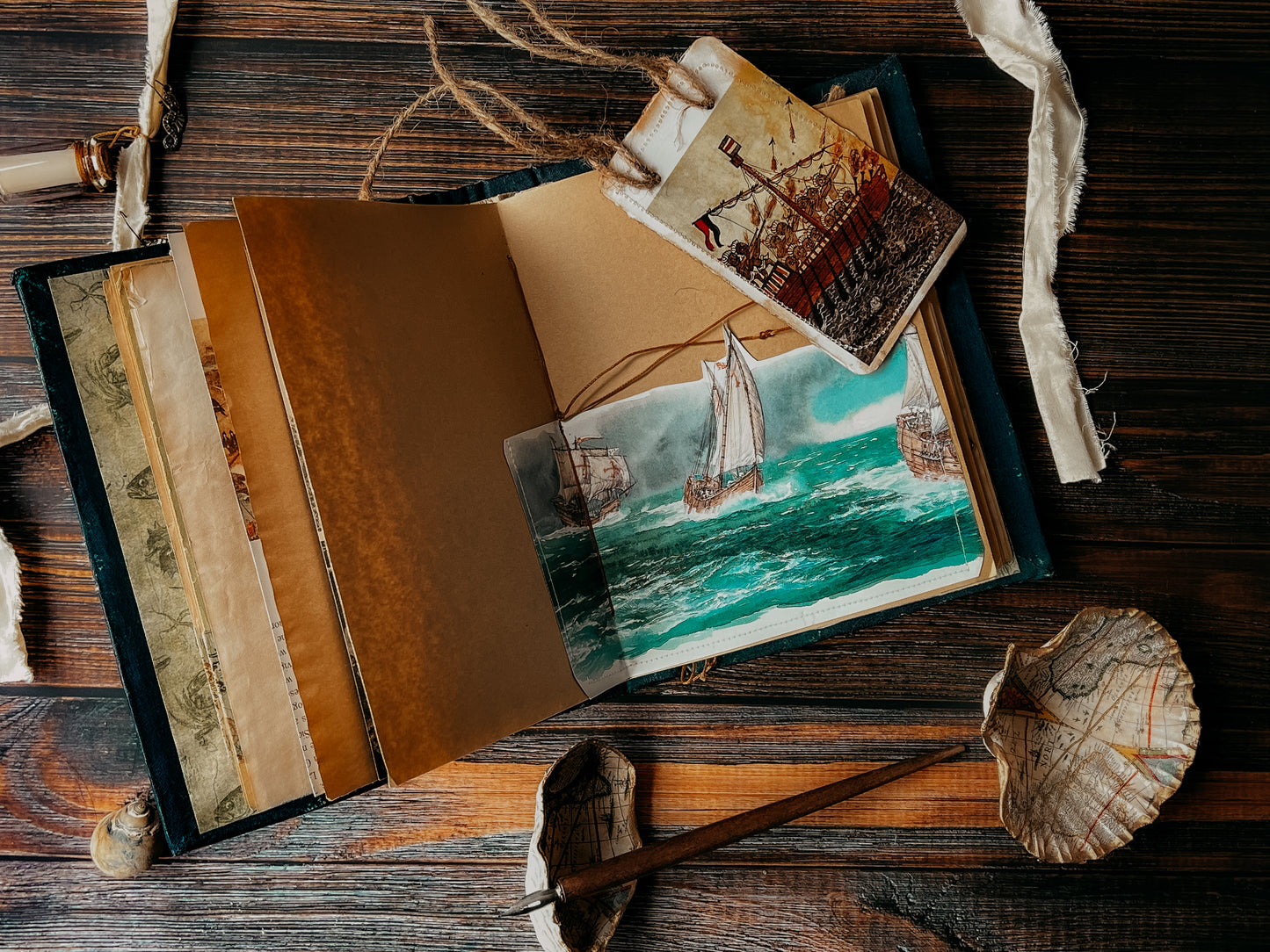 Rustic Nautical Junk Journal