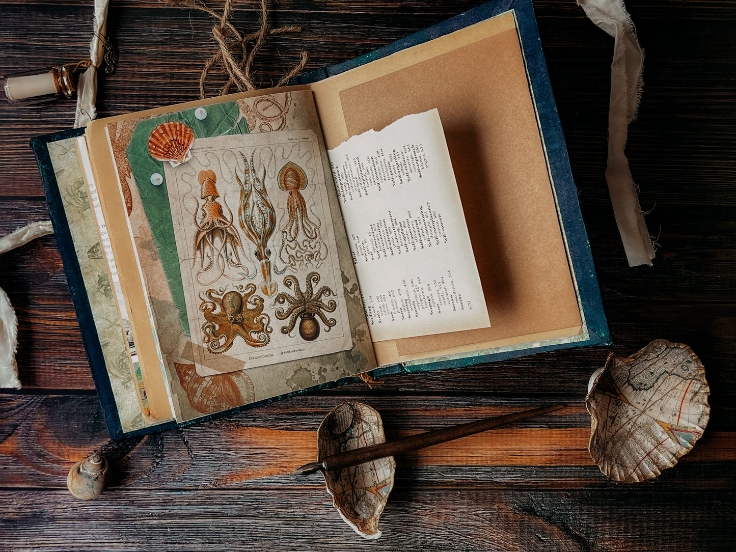 Rustic Nautical Junk Journal
