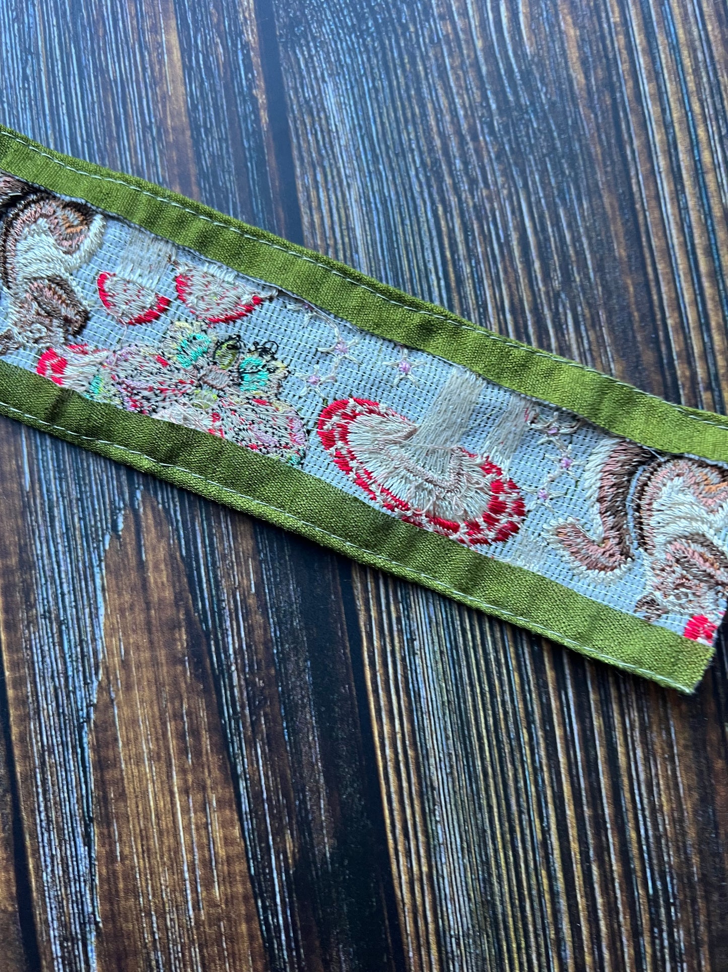 Mushroom Forest Embroidered Trim