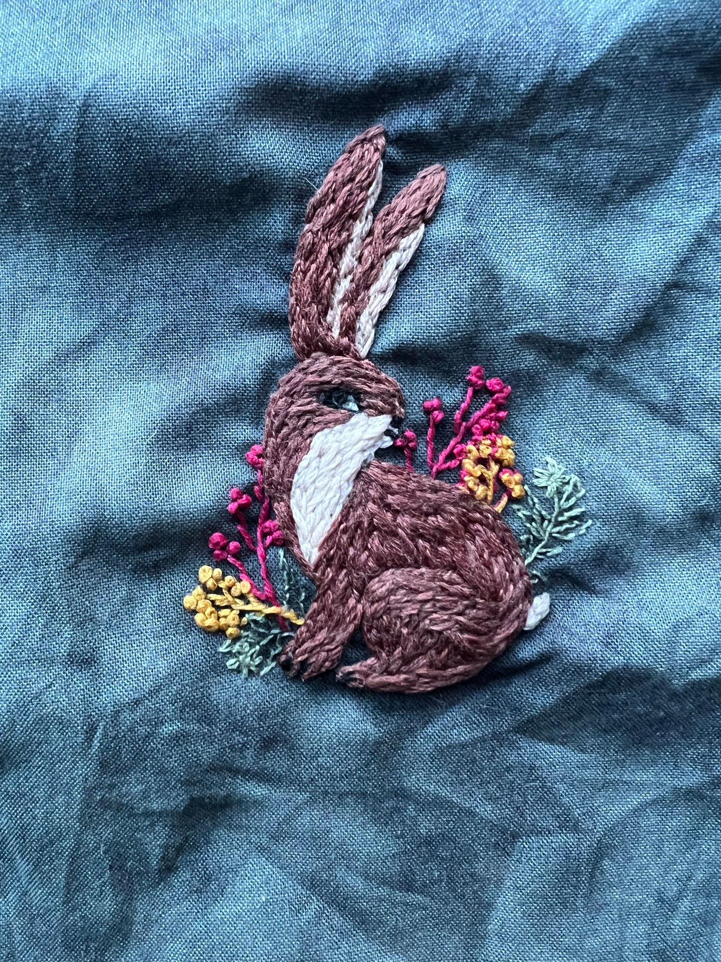 Folkio Rabbit Embroidery Kit