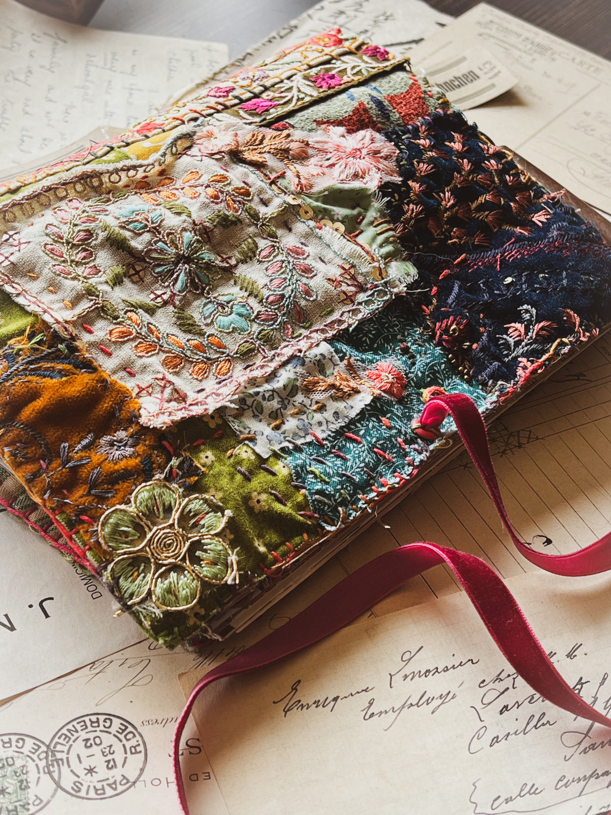 Hand-Stitched Patchwork Journal Cover Workshop