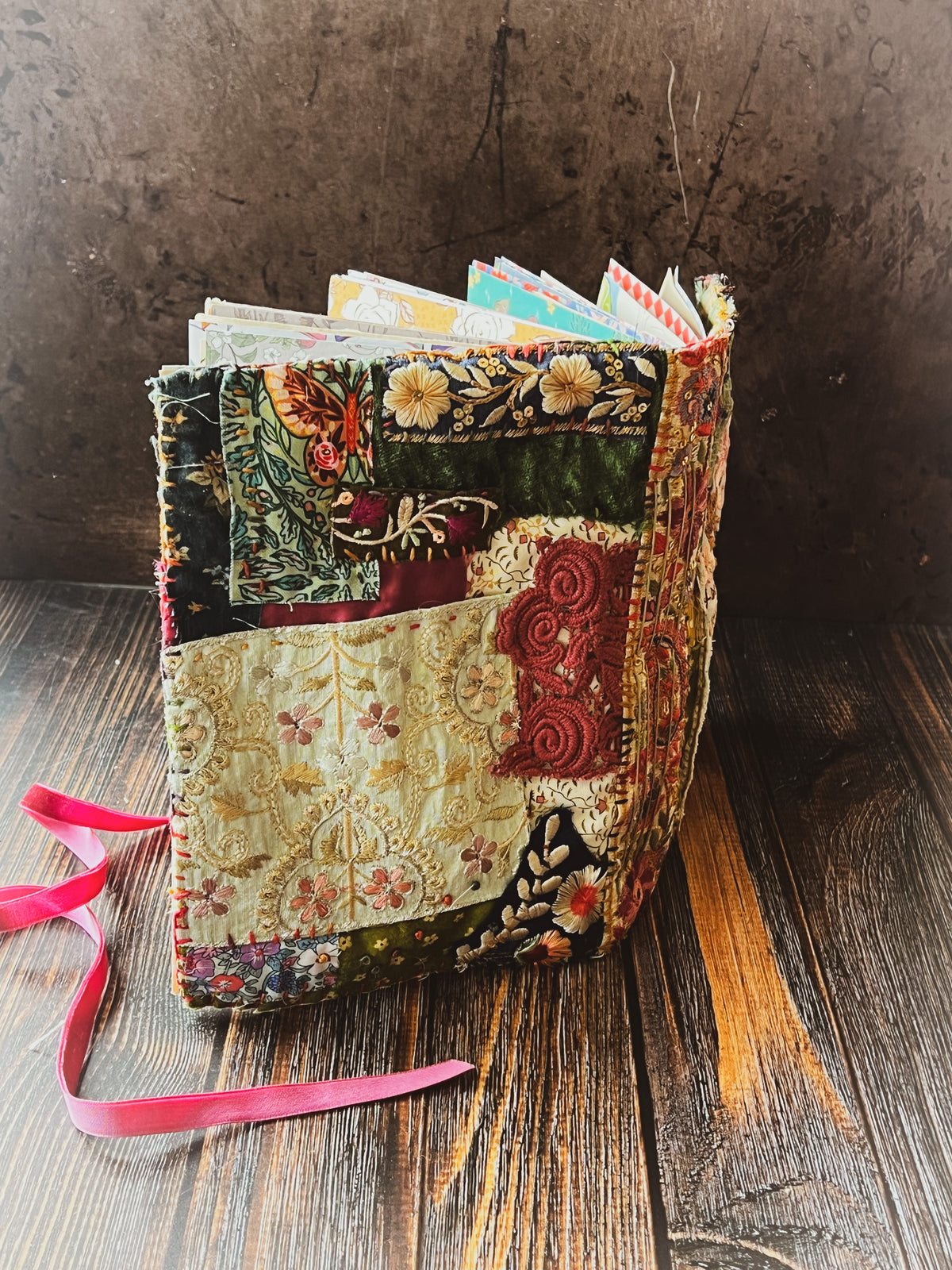 Hand-Stitched Patchwork Journal Cover Workshop