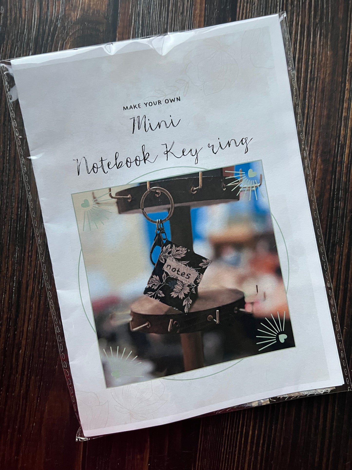 Mini Notebook Keyring Kit