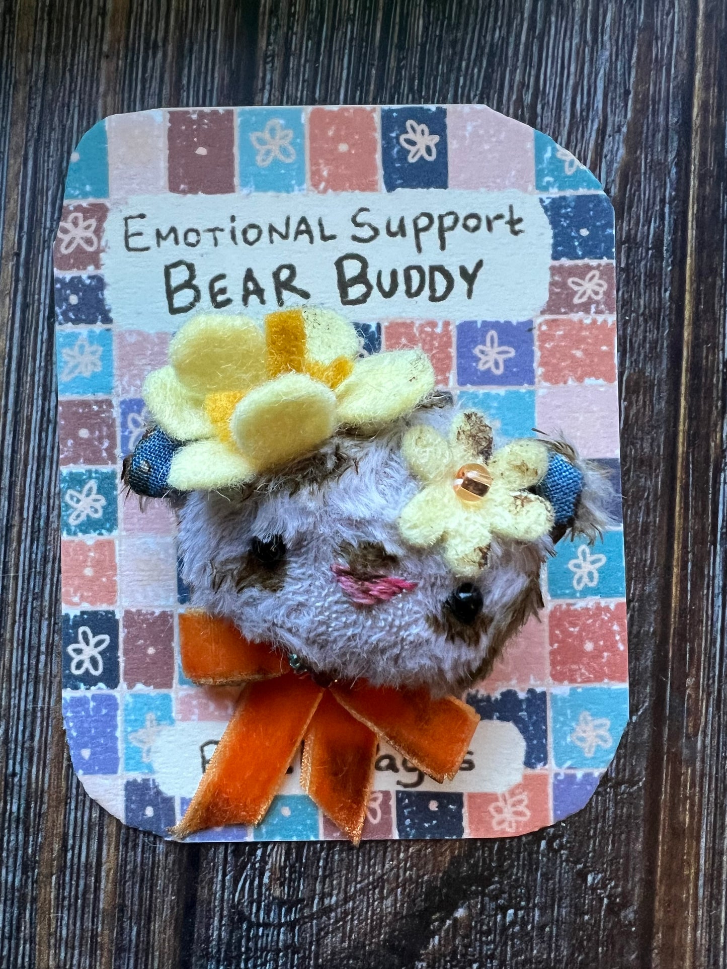 Emotional Support Bear Buddy