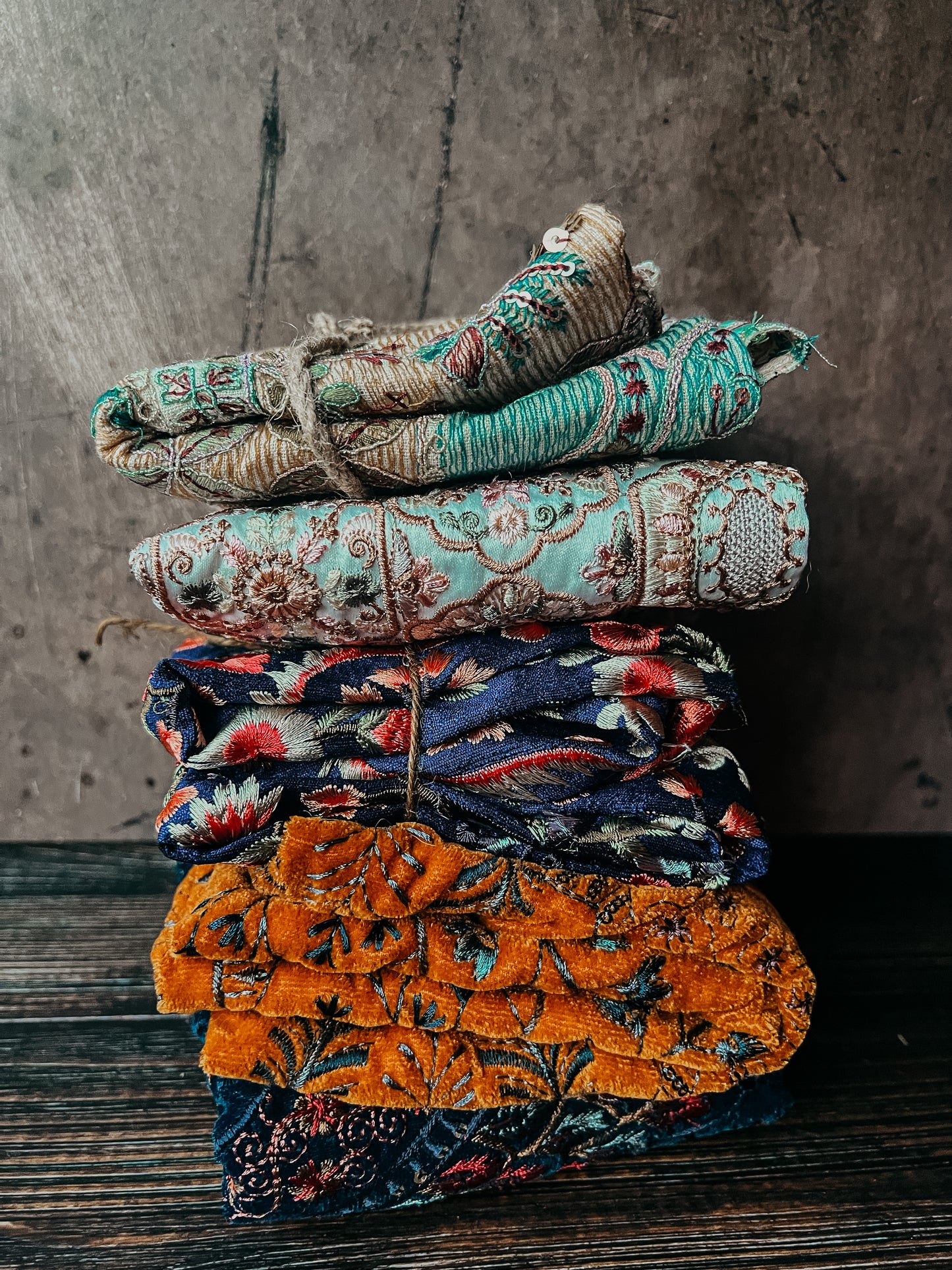 Indian Embroidered Fabric