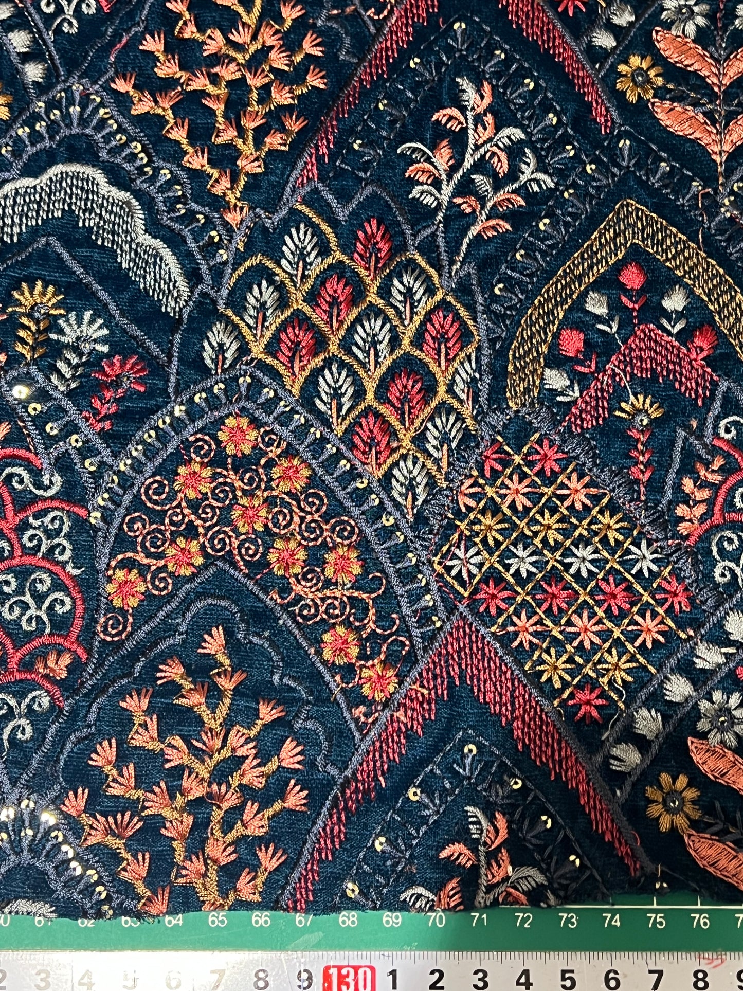 Indian Embroidered Fabric