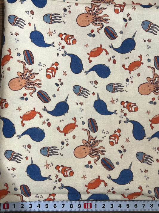 Original Pizzly Pages Under the sea fabric