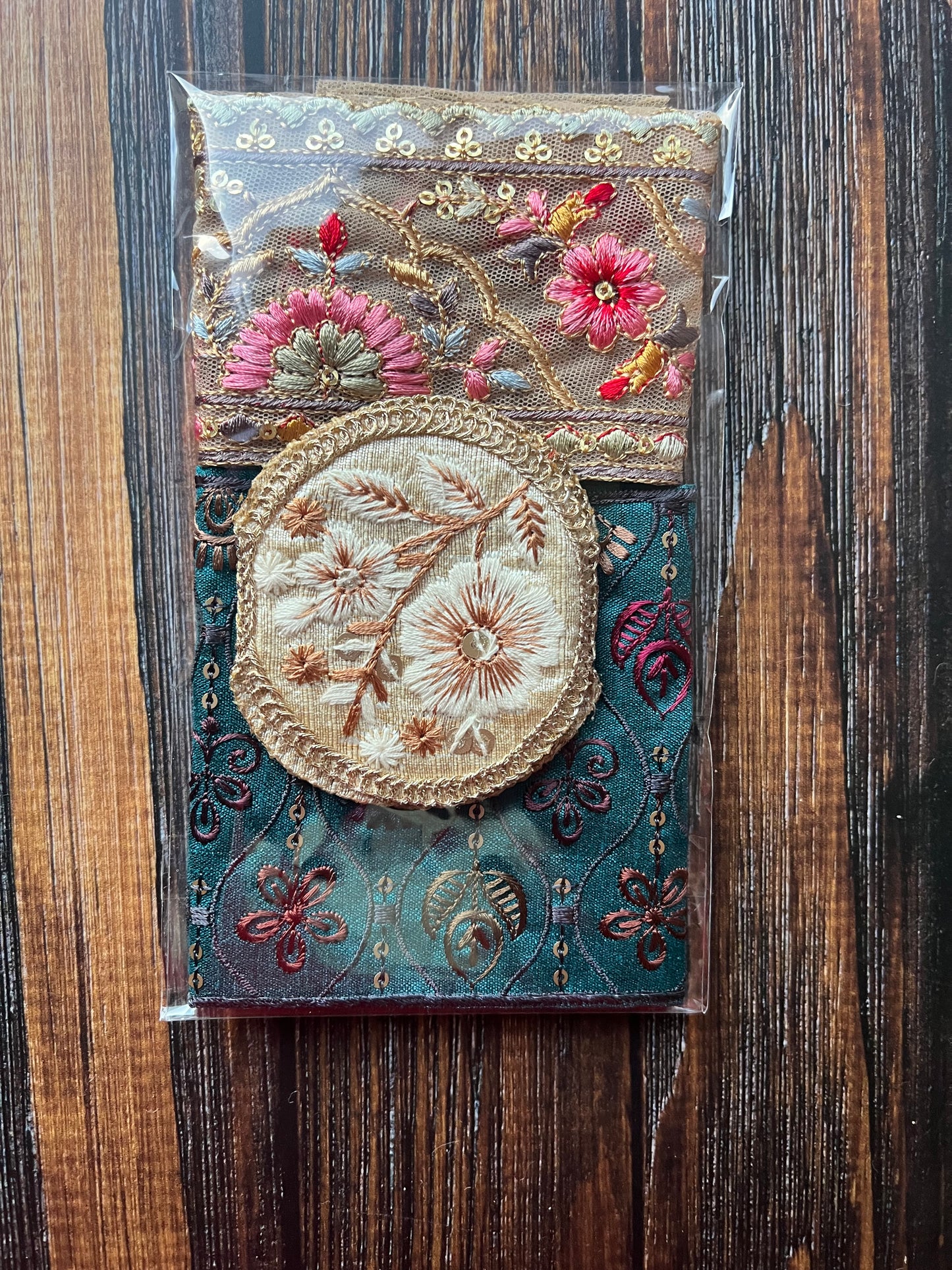 Embroidered Indian Trim pack