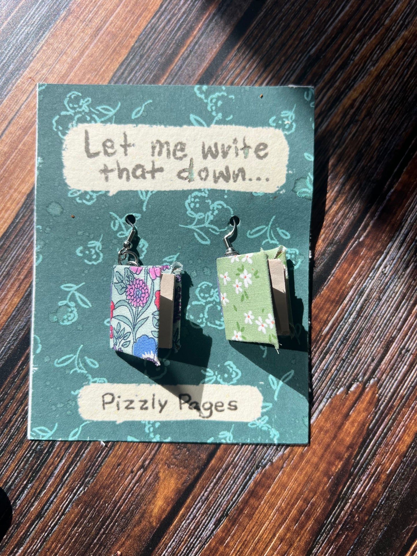 Book Earrings