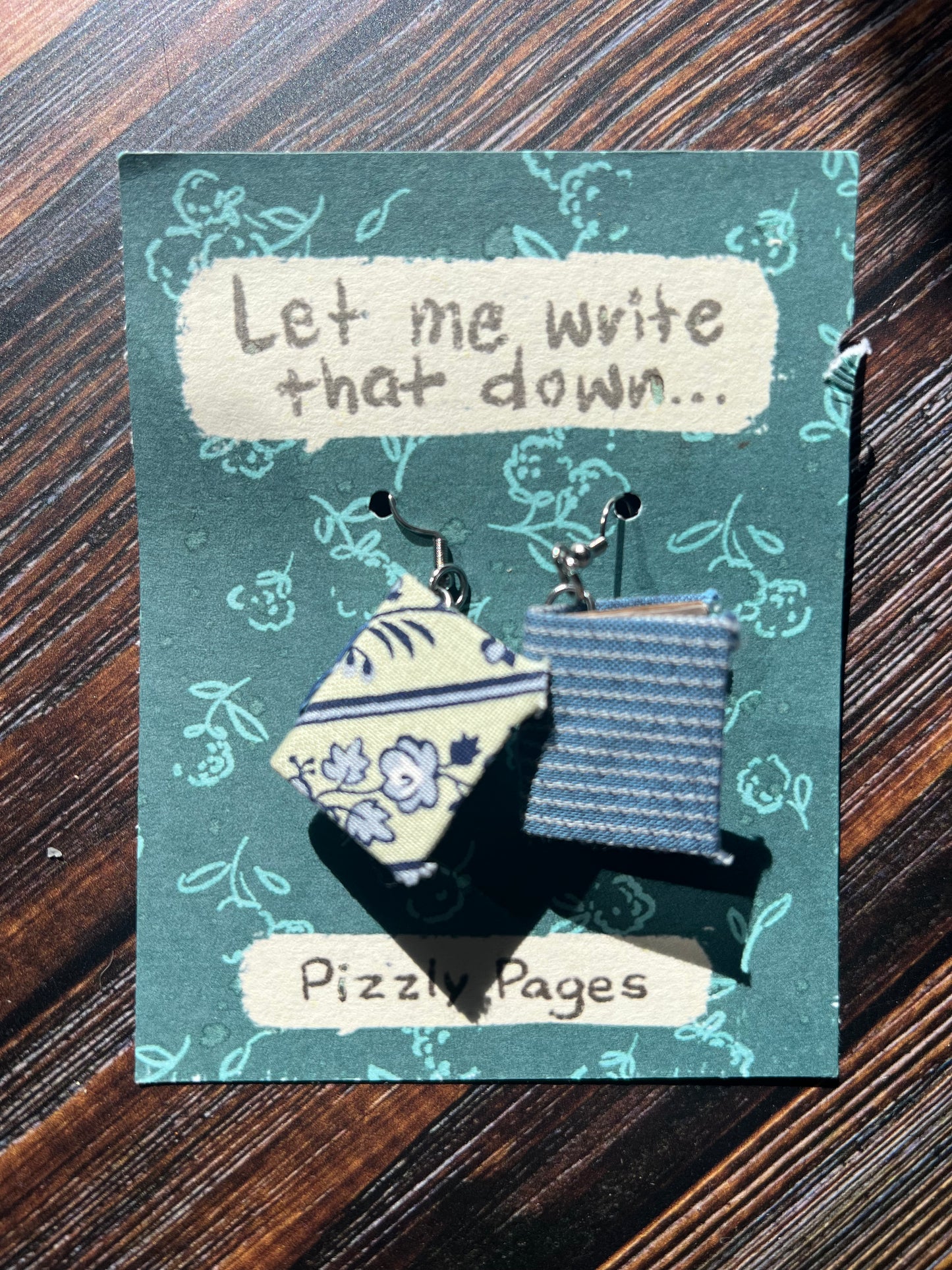 Book Earrings