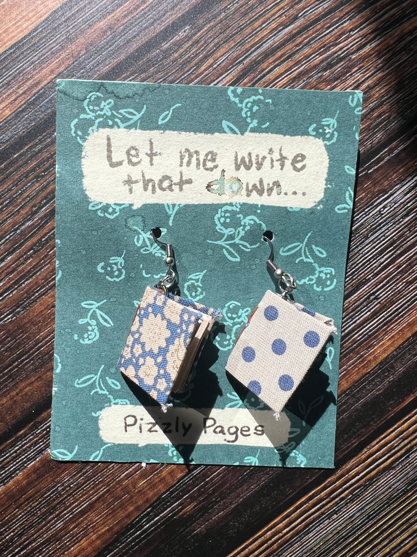 Book Earrings