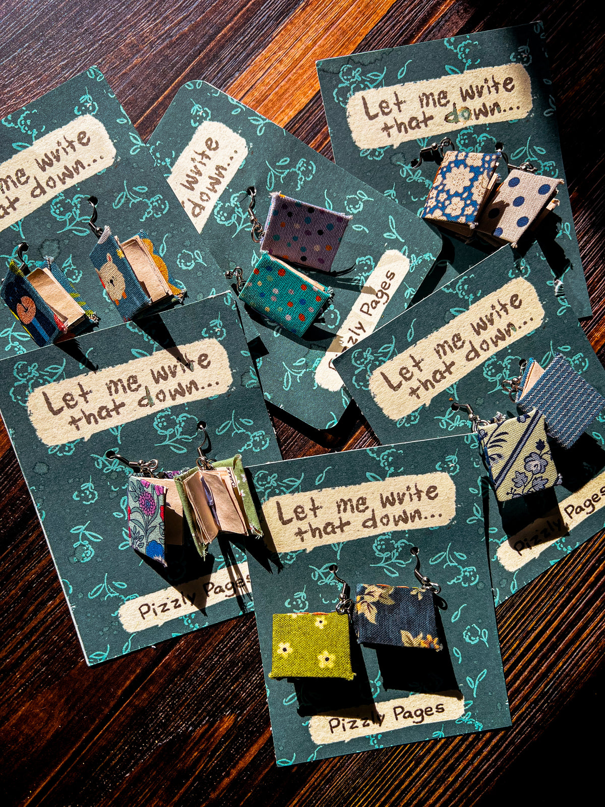 Book Earrings