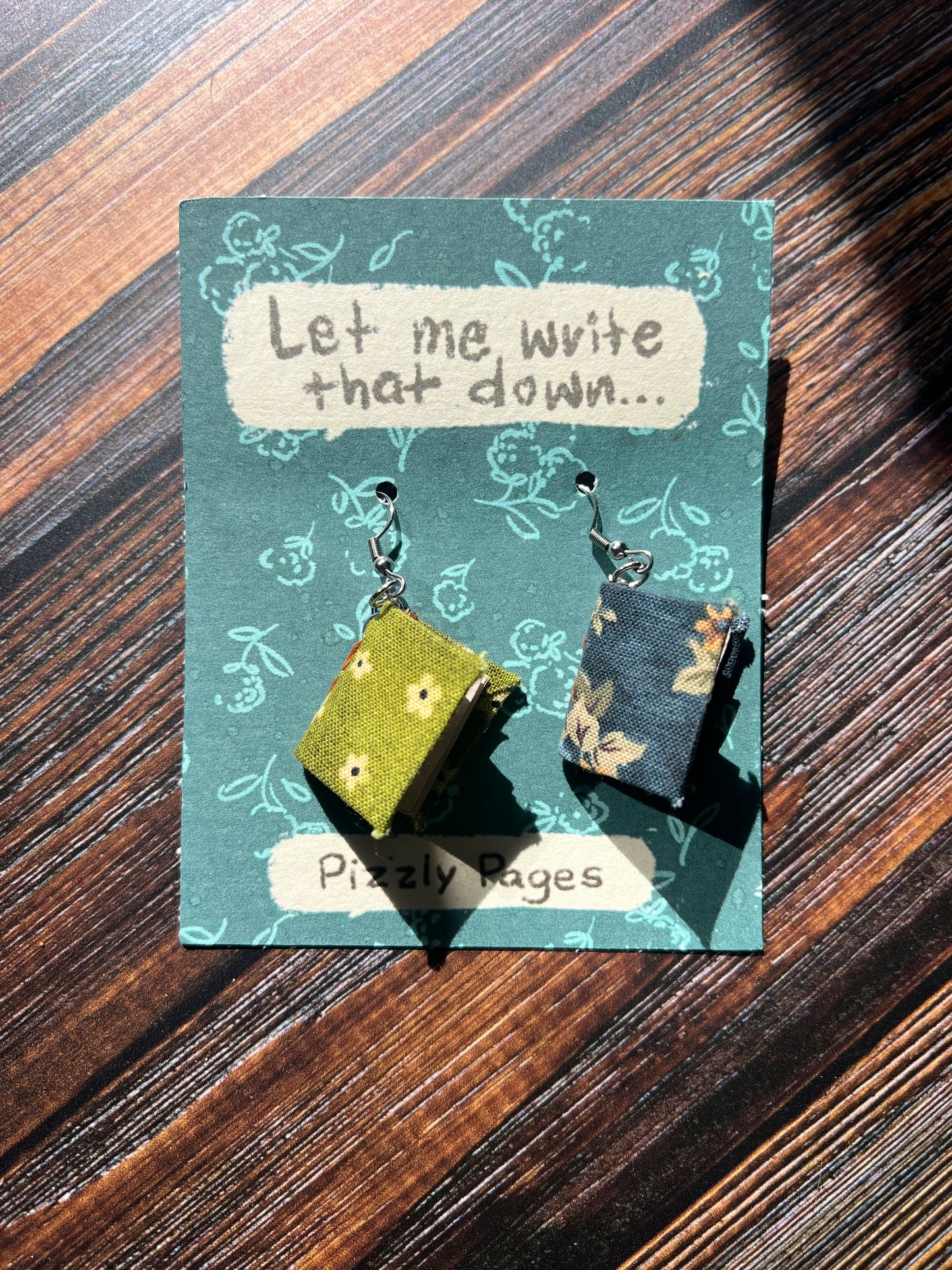 Book Earrings