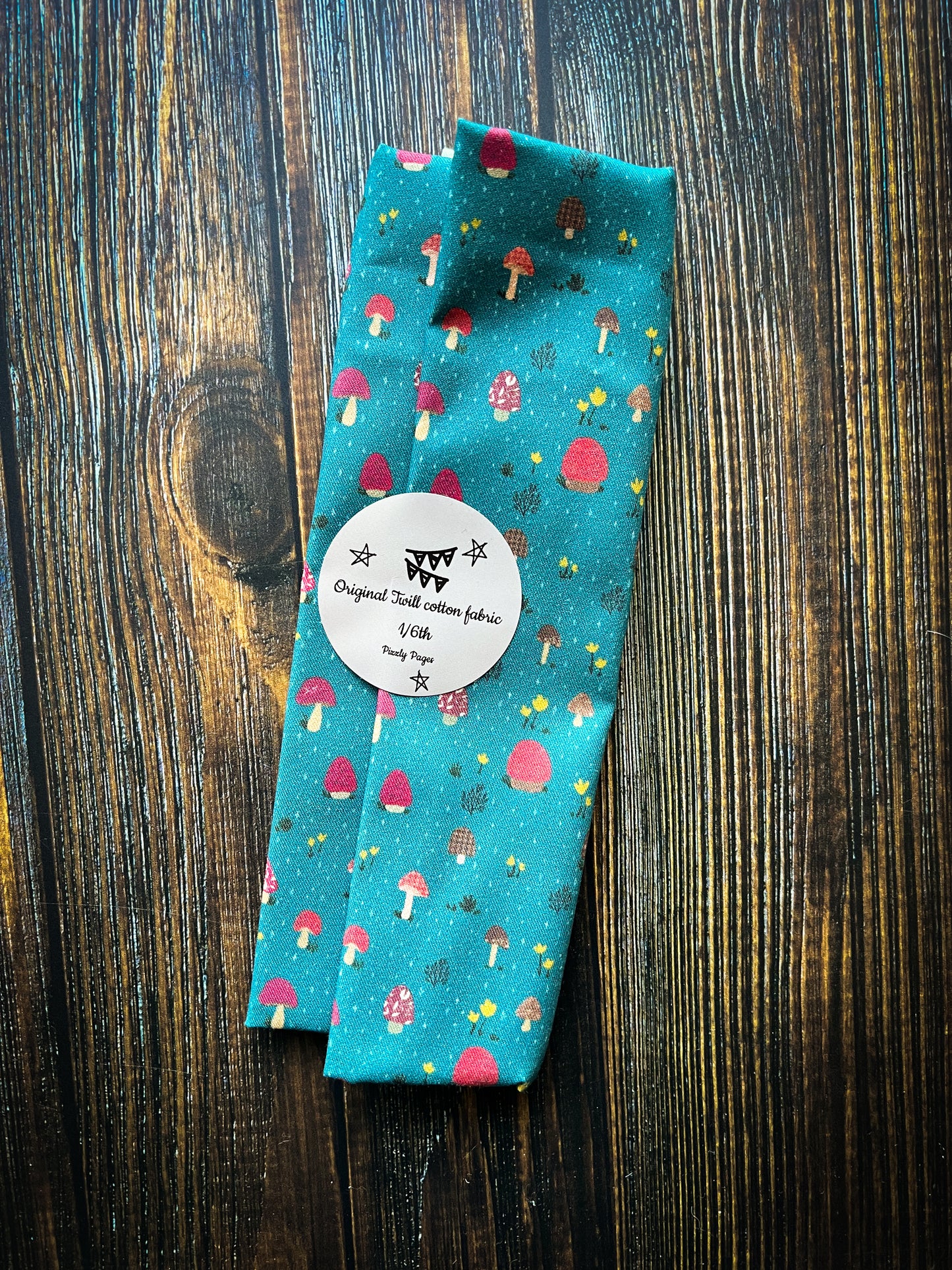 Mini mushroom fabric