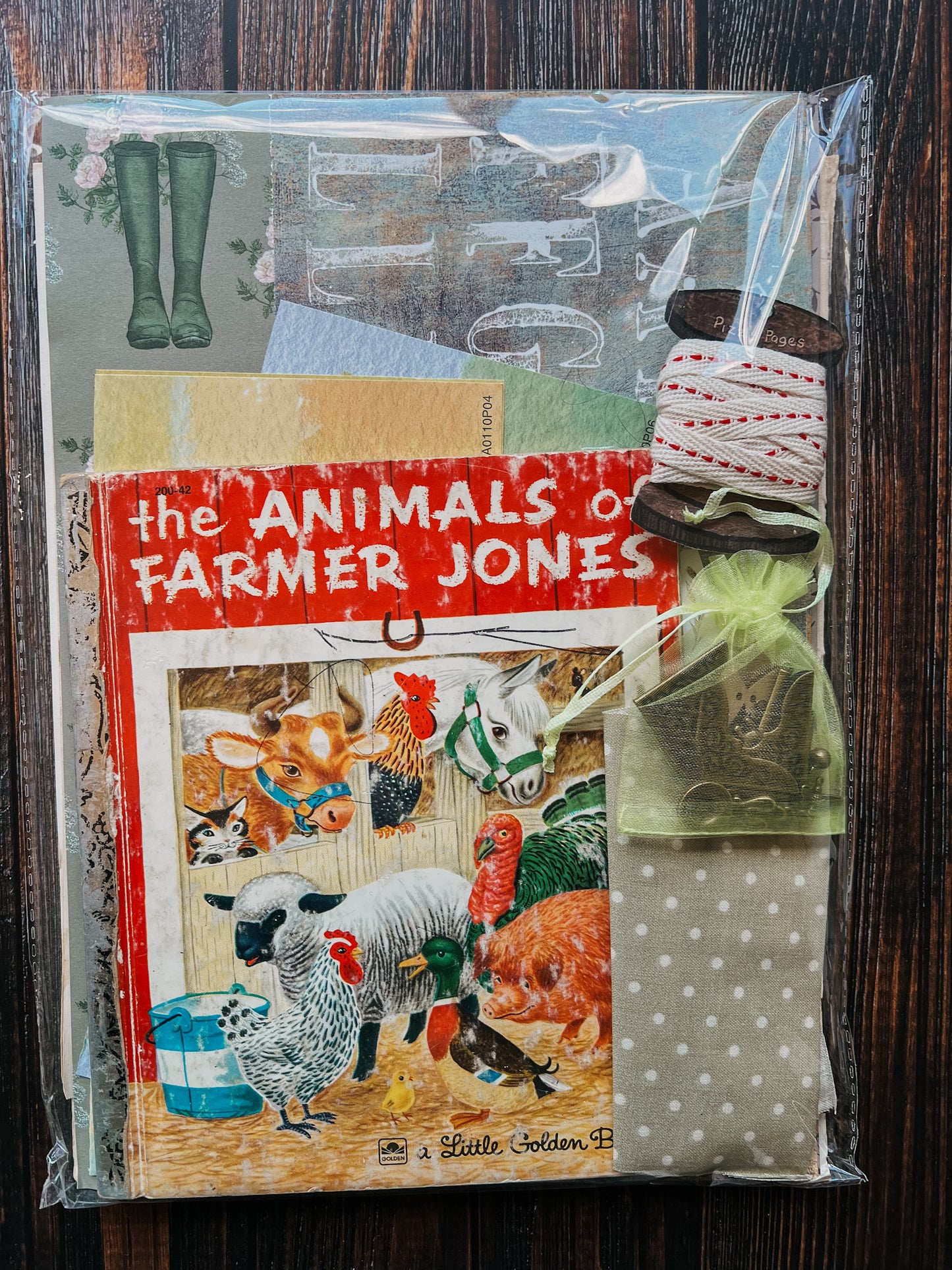 Little Golden Book Junk Journal Pack - The Animals of Farmer Jones