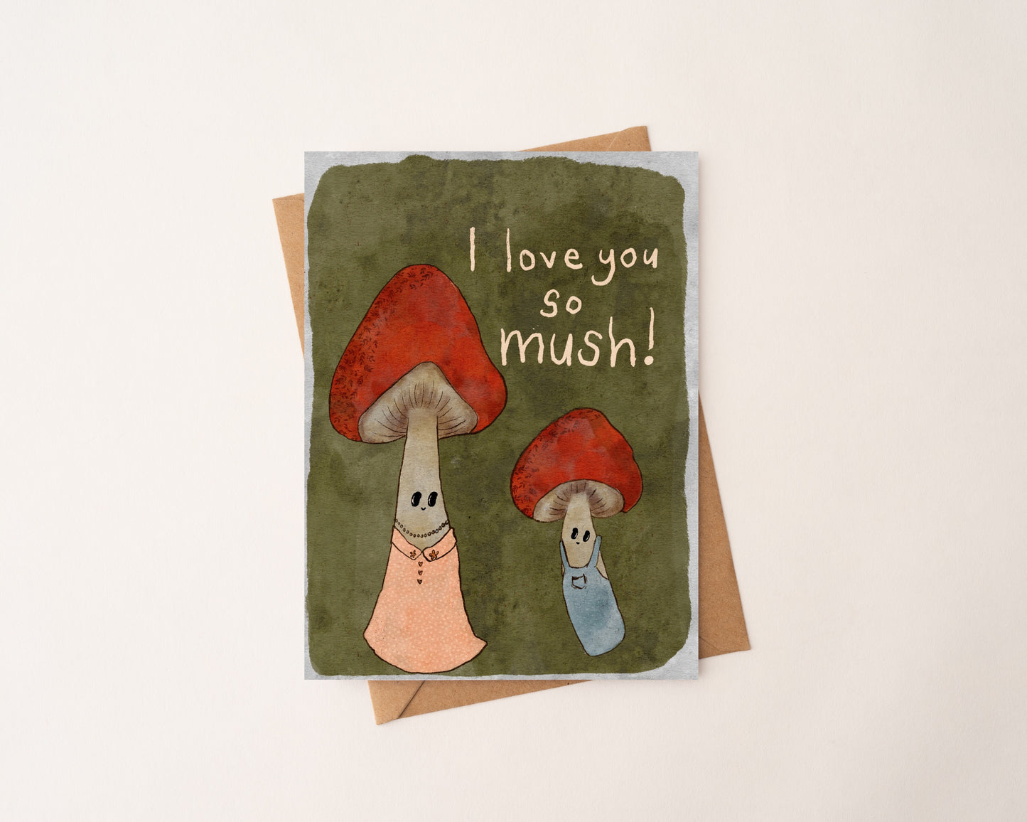 I Love You so Mush! Greeting Card