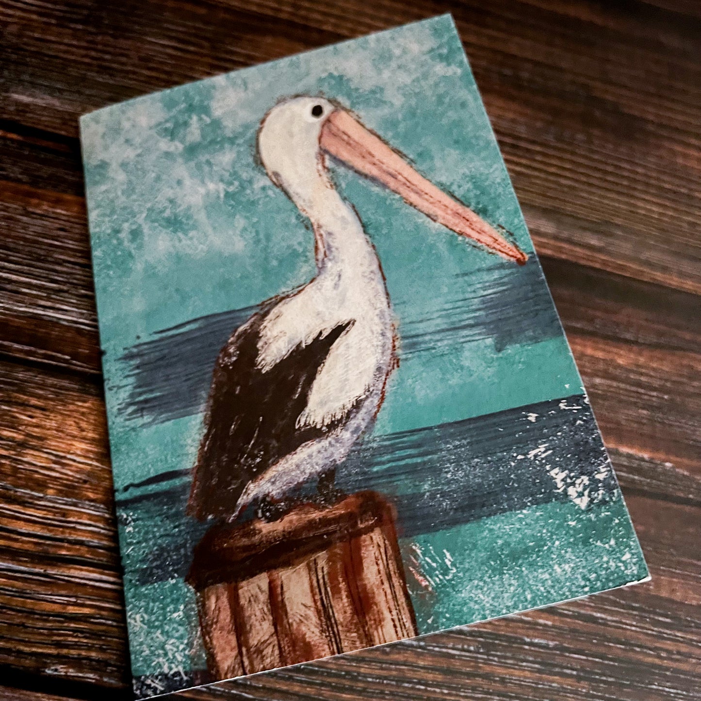 Pelican Ponder Greeting Card