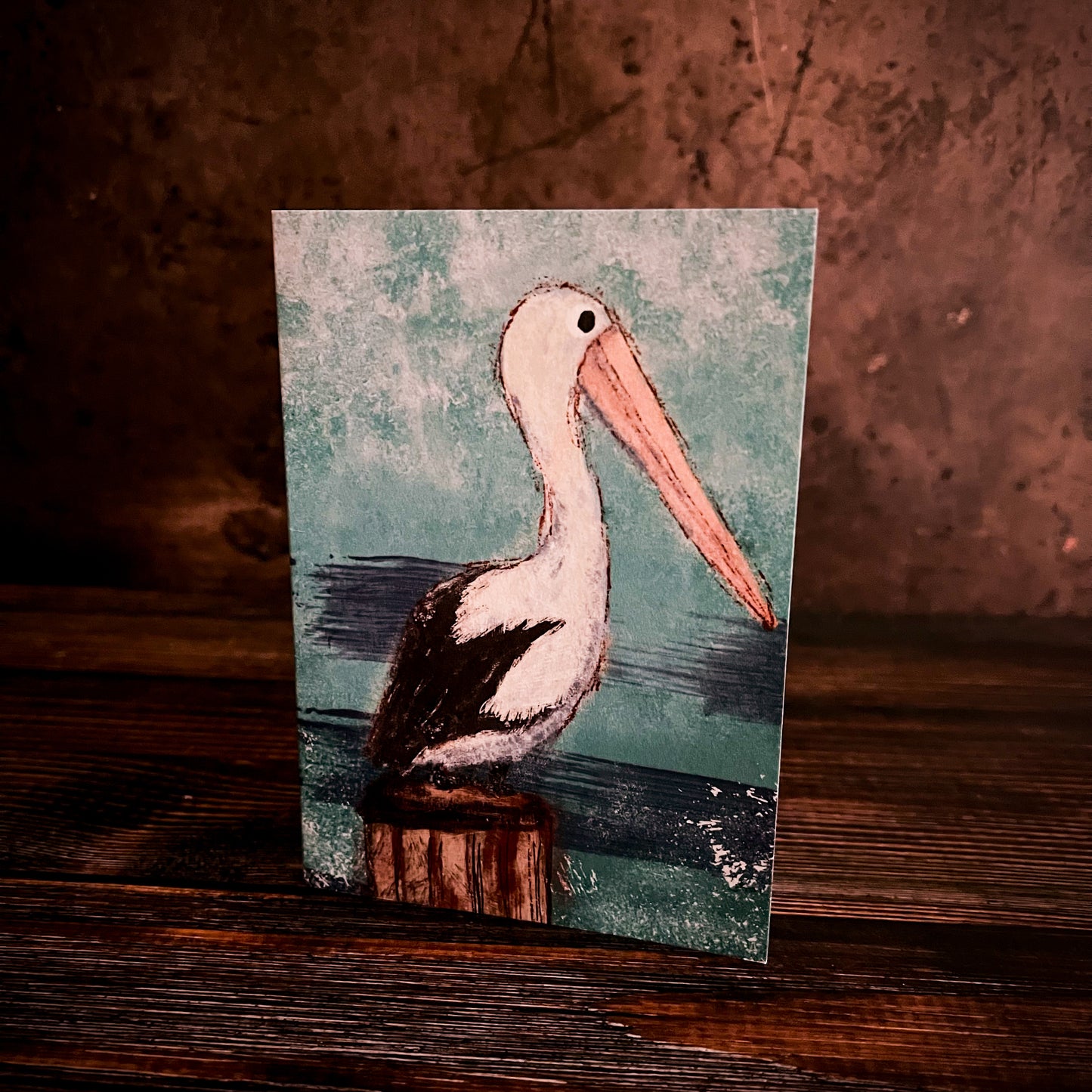 Pelican Ponder Greeting Card