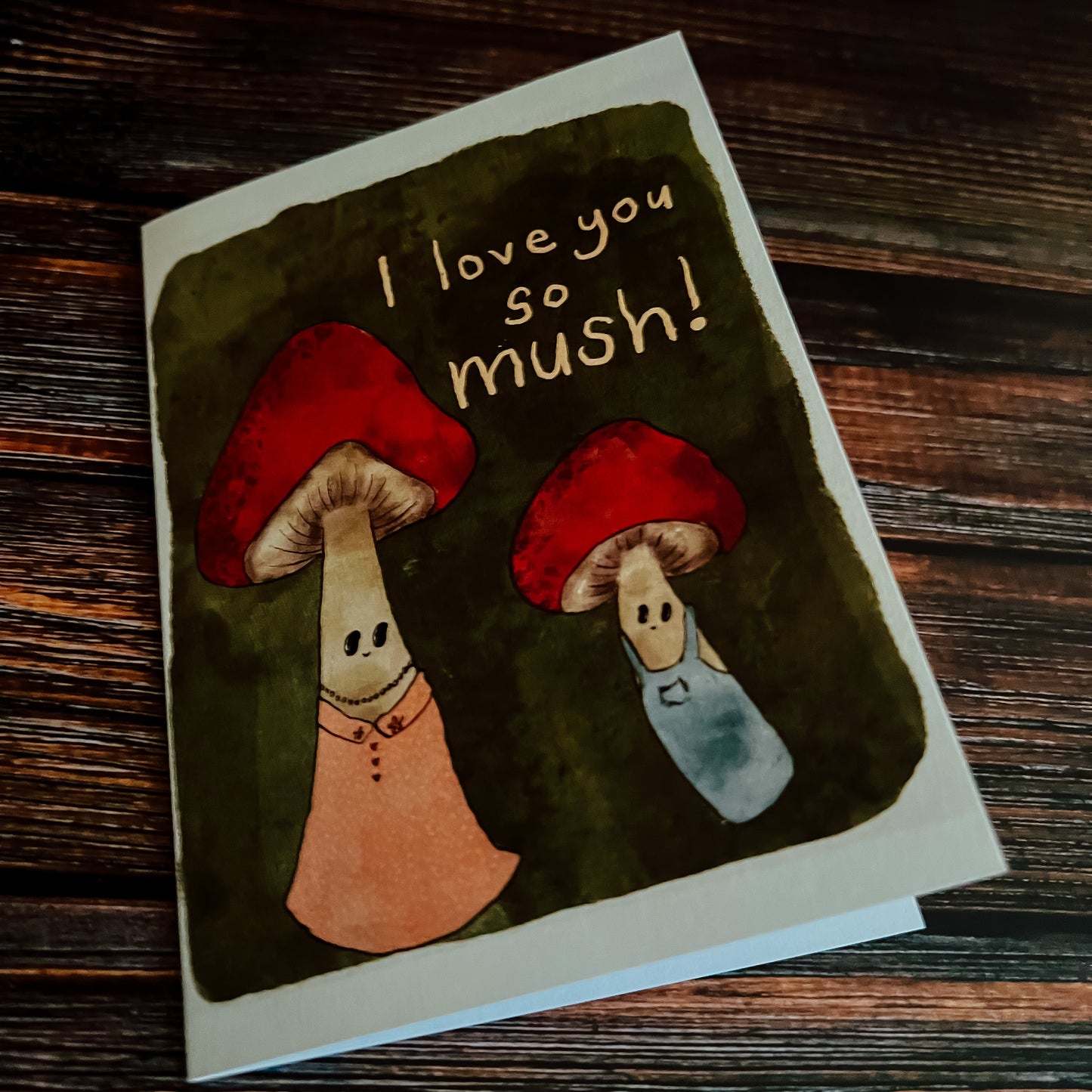 I Love You so Mush! Greeting Card